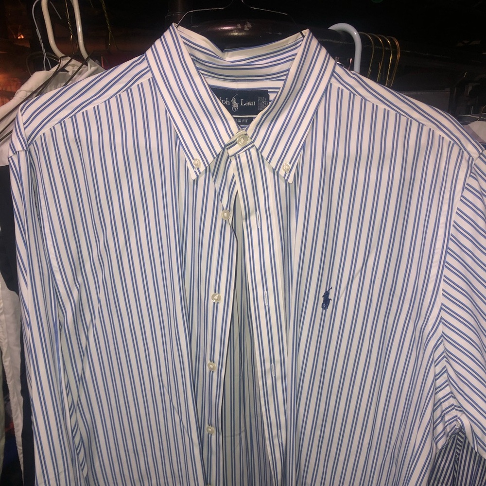 Mens Ralph Lauren long sleeve button down